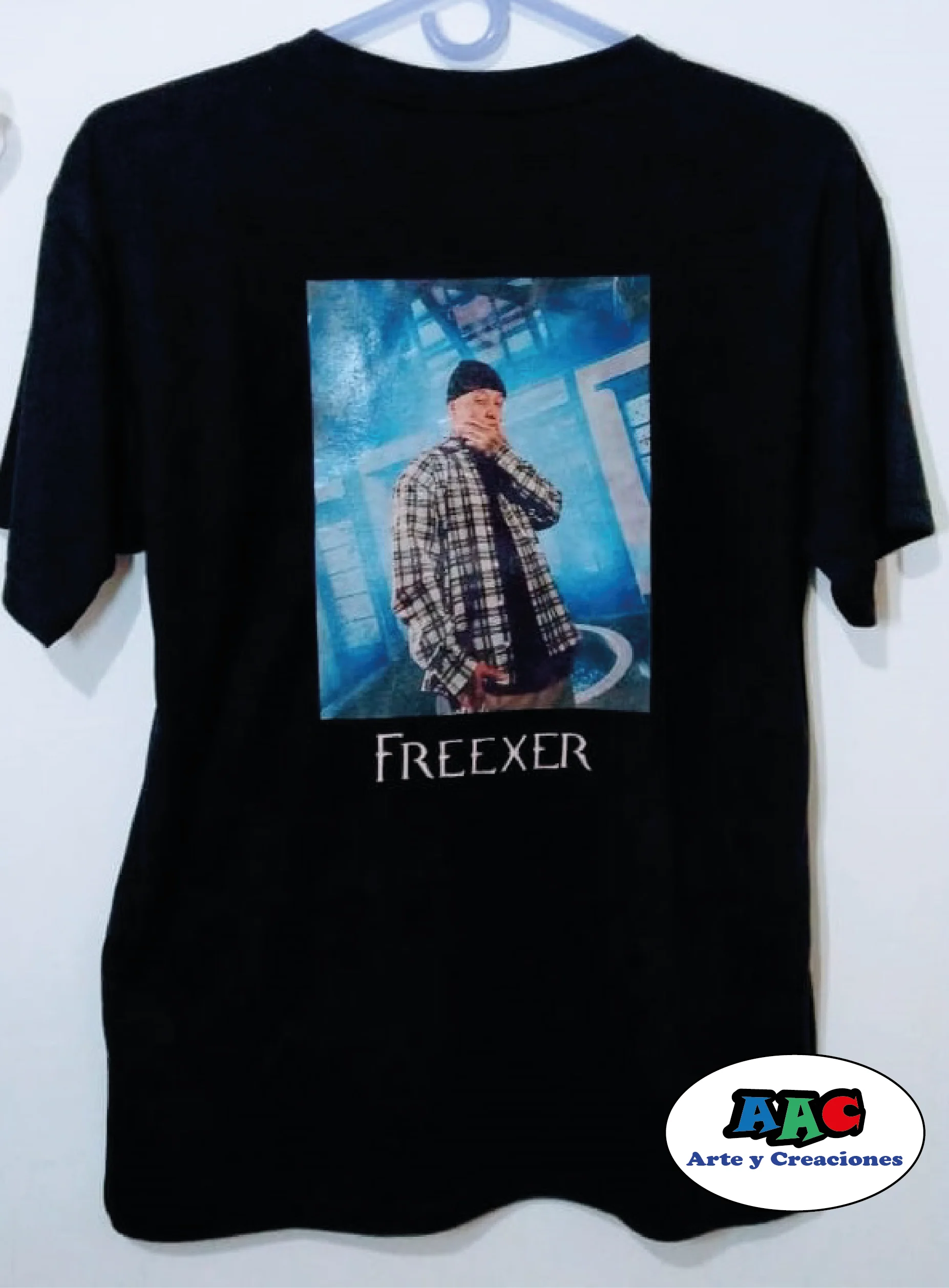 Camiseta personalizada Freexer Negra